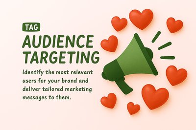 Audience Targeting Concept Graphic with Vibrant Design Elements