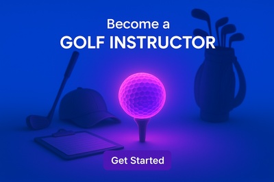 Fluorescent Golf Glow Scene with Instructor Theme