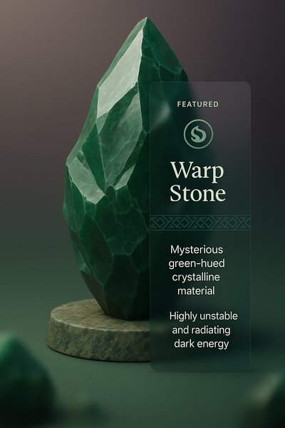 Stunning 3D Warp Stone with Glass Effect Design