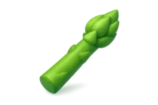Stylized 3D Asparagus Icon
