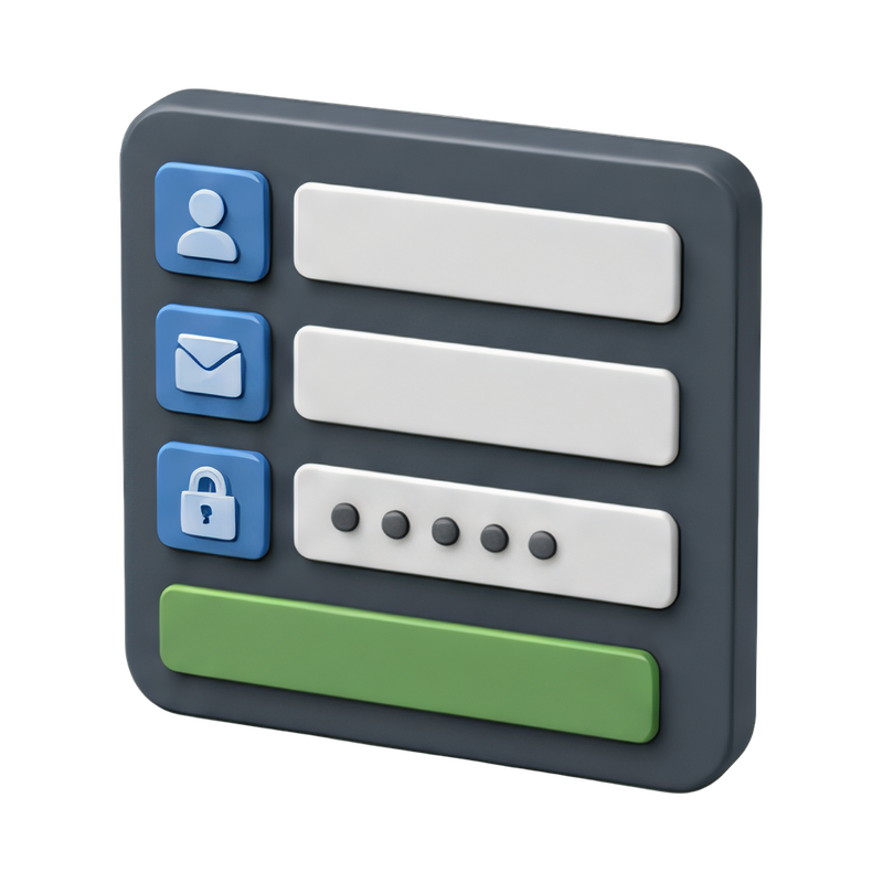 modern input form design