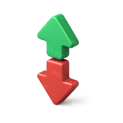 3D Movement Arrows in Isometric View