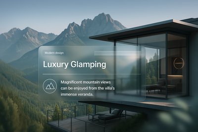 Luxury Villa with Stunning Mountain Views - Modern Design