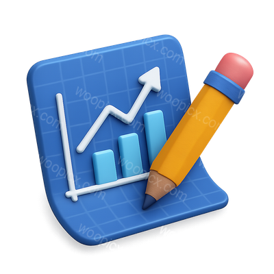 3D Blueprint Design with Pencil and Charts