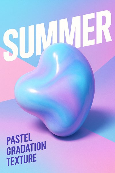Vibrant Abstract Blue-Purple Summer Texture Design