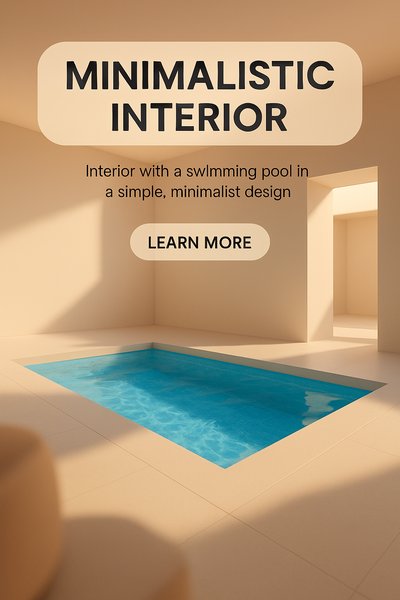 Minimalistic Interior Design Featuring Swimming Pool