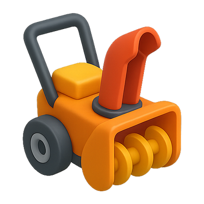 Colorful Toy Snowblower Model for Children