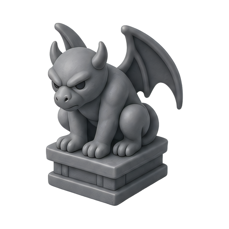 stone gargoyle statue