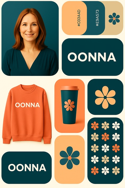Revamped Brand Design with Colorful Elements