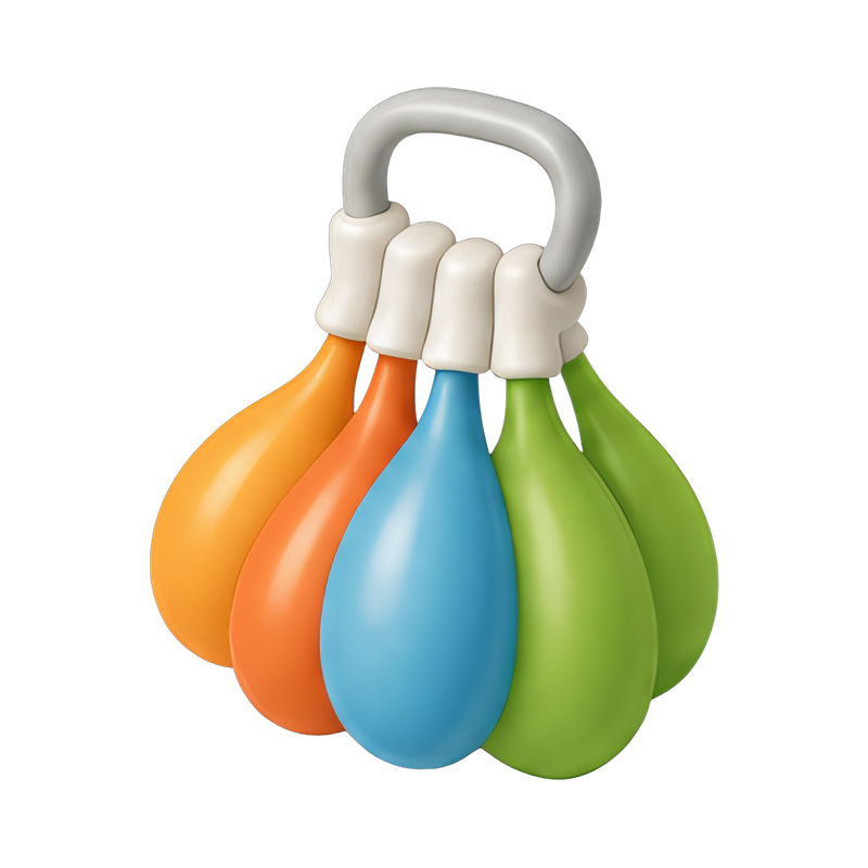 colorful water balloon pack