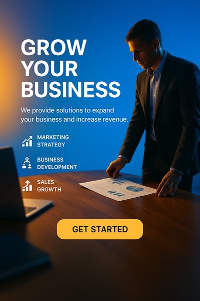 Professional Business Growth Strategies with Engaging Visuals