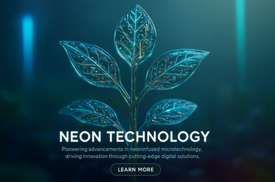 Hyperrealistic Withania Plant Showcasing Neon Technology