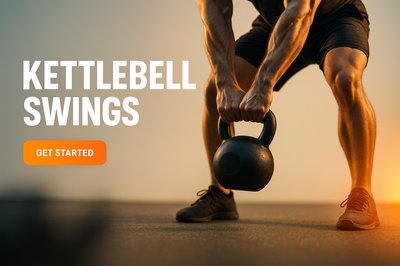 Dynamic Kettlebell Swings Exercise Guide Image