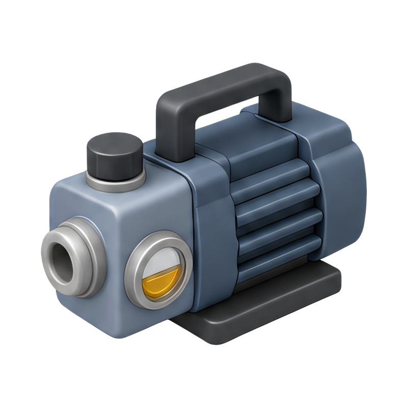 compact rotary vane vacuum pump