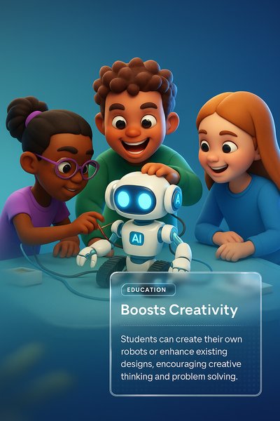 Enthusiastic Kids Collaborating on Robotics Project