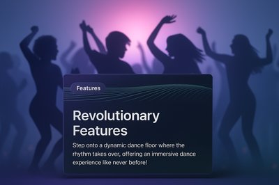 Dynamic Silhouettes of People Dancing with Features Block