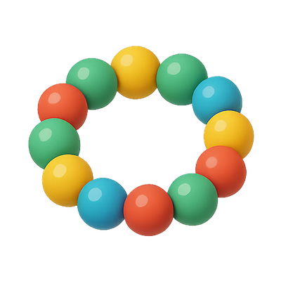 Colorful Decorative Bead Bracelet Design
