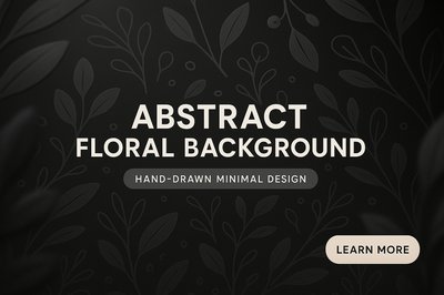 Elegant Abstract Floral Background with Minimal Design