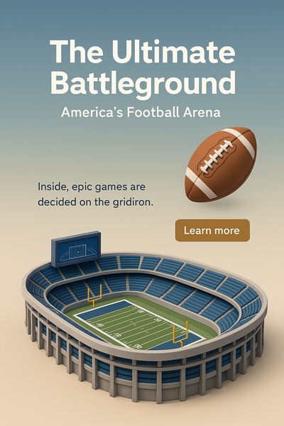 The Ultimate Battleground: America's Football Arena Illustrated