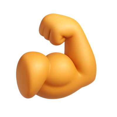 3D Buff Icon with Volumetric Effect in Isometric View