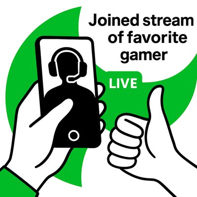 Engaging Live Stream Announcement Graphic