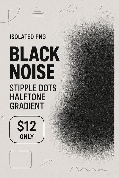 Dynamic Modern Advertisement with Black Noise Design