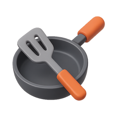 Stylish Cooking Utensils Set with Spatula