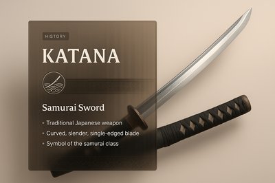 Elegant Katana Display on Soft Background