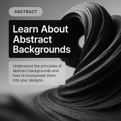Informative Graphic on Abstract Backgrounds for Design