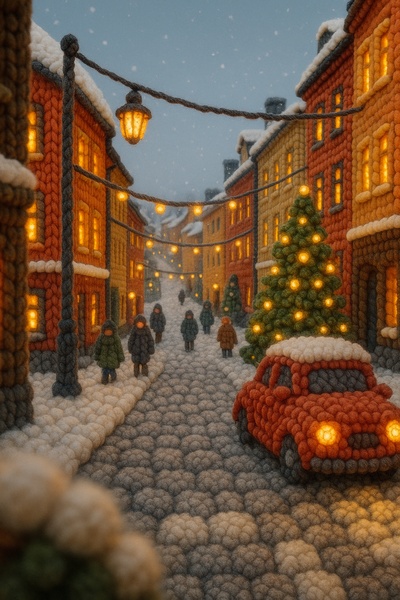 Charming Winter Scene in Södermalm, Stockholm