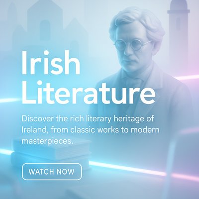 Promotional Graphic for Irish Literature Exploration