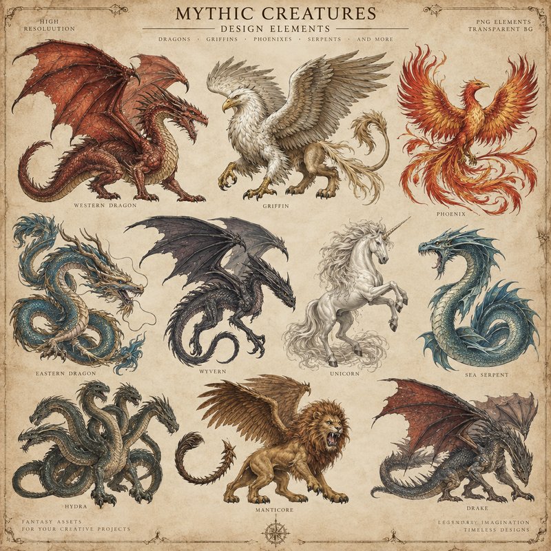 fantasy creature design elements