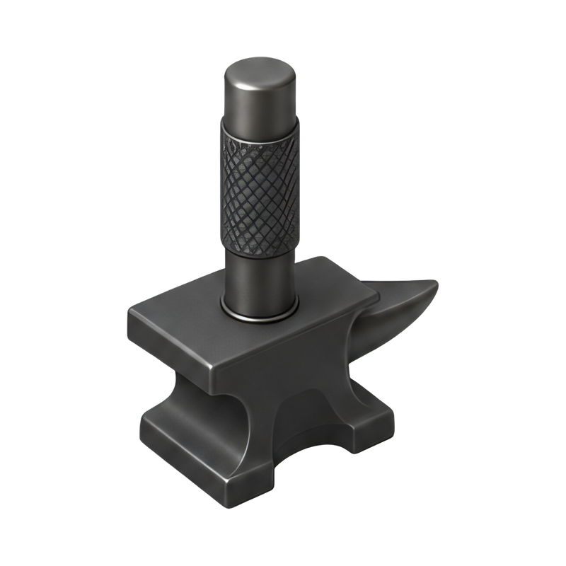 Rivet setter with anvil tool