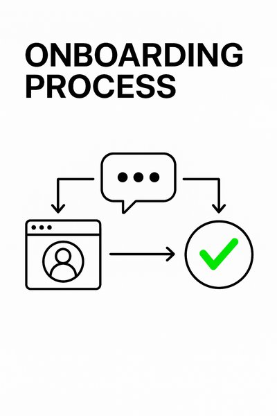Illustrative Graphic of Onboarding Process Workflow