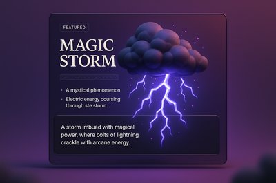 Magic Storm: A Mystical Phenomenon with Electric Energy