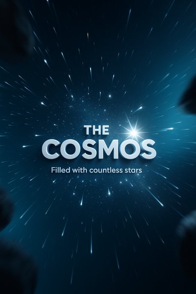 The Cosmos: A Stunning Visual of Stars and Depth