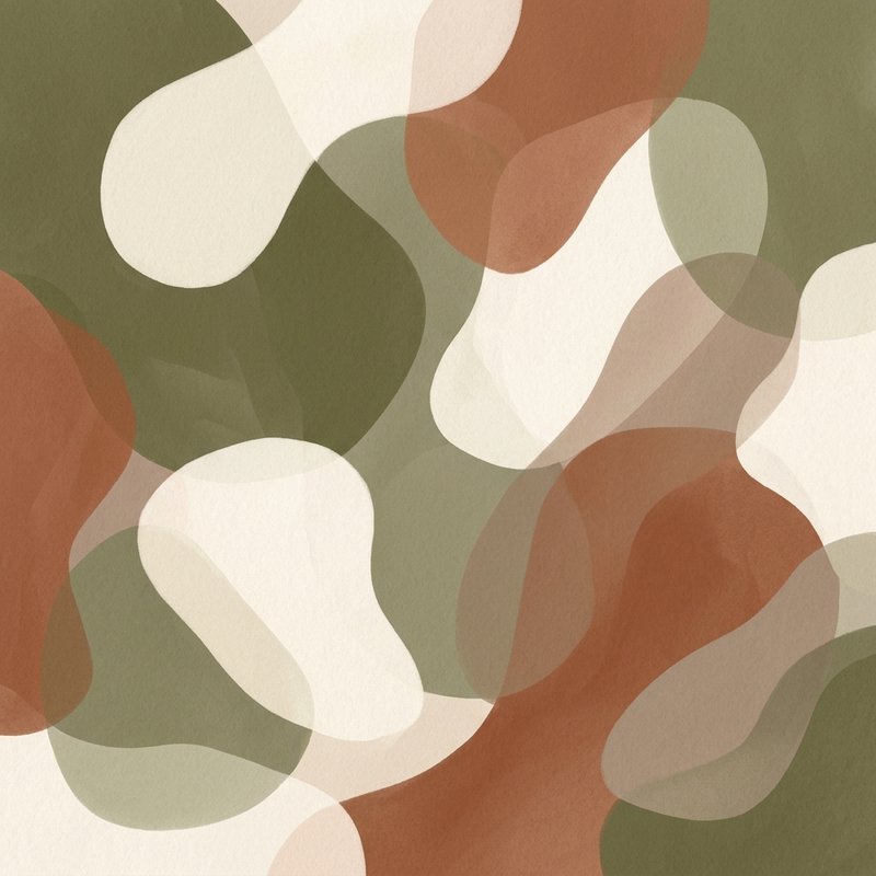 Abstract colorful blob design