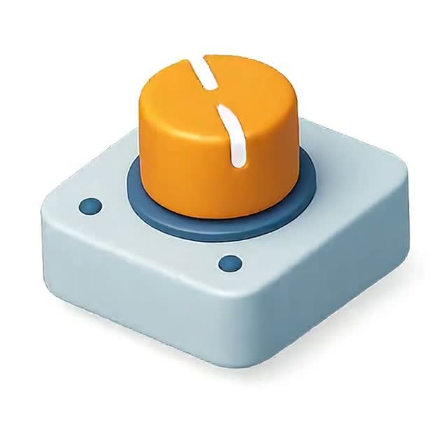 Colorful Control Knobs for Equipment Adjustment