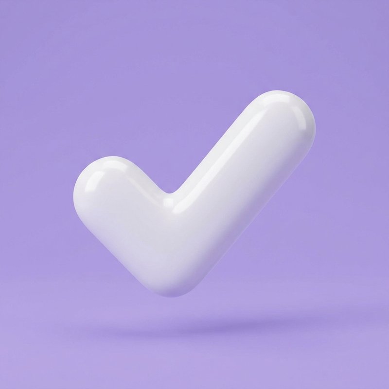 simple green checkmark icon