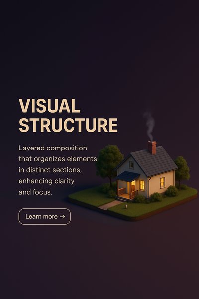 Layered Composition in 3D Scene with Realistic Elements