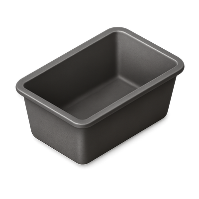 3D Icon of a Bread Loaf Pan with Isometric Design