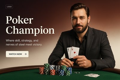 Stylish Poker Champion: Strategy and Skill Showcase