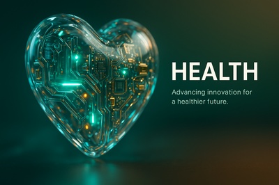 Hyperrealistic Representation of Health with Neon Aesthetics