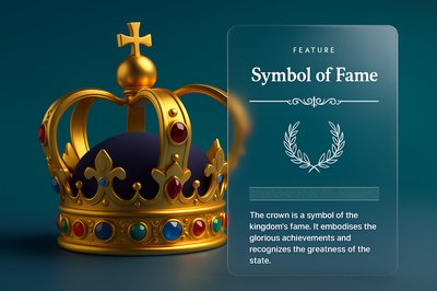 Golden Royal Crown: A Symbol of Kingdom's Fame