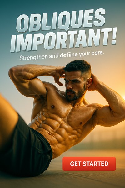 Fitness Motivation Graphic for Core Strengthening