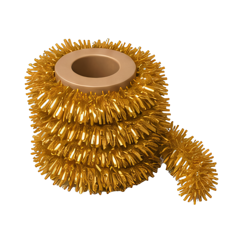 shiny tinsel roll for decoration
