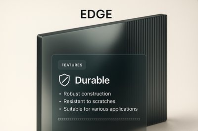Modern and Light Design for EDGE Product Page