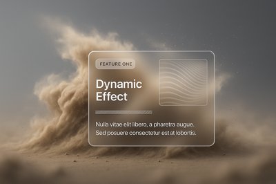Realistic Sandy Storm Illustration with Dynamic Effects