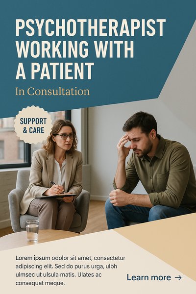 Psychotherapist Consultation Scene with Patient