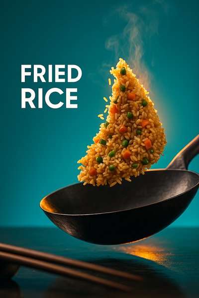 Dynamic and Realistic Fried Rice in Motion